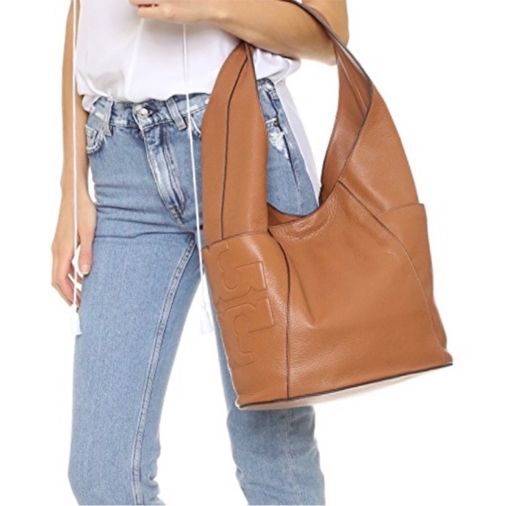 Tory Burch Brown boho Leather  Bag